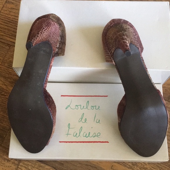 Lou Lou de la Falaise peep toe pumps - Picture 4 of 11